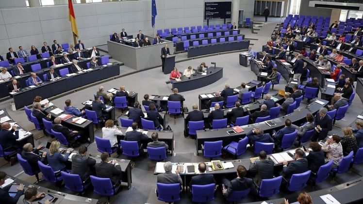 Sitzung des Deutschen Bundestages im Plenarsaal. Bild: ©Deutscher Bundestag/Thomas Köhler/photothek.net.