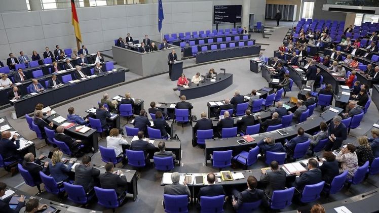 Sitzung des Deutschen Bundestages im Plenarsaal. Bild: ©Deutscher Bundestag/Thomas Köhler/photothek.net.