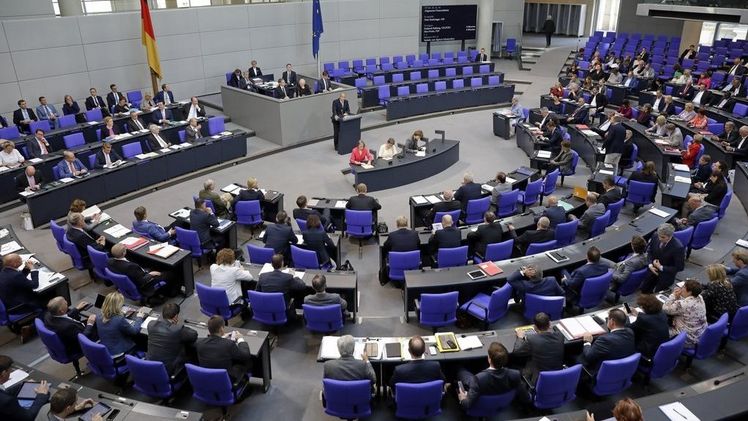 Sitzung des Deutschen Bundestages im Plenarsaal. Bild: ©Deutscher Bundestag/Thomas Köhler/photothek.net.