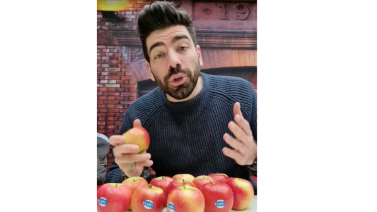 Große Sichtbarkeit wurde der Kampagne unter anderem beim prestigereichen Sanremo-Festival gegeben. Bild: Kanzi®.