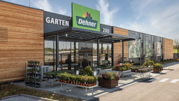 Das Dehner Garten-Center in Königsbrunn. Foto: Peter Herzig.