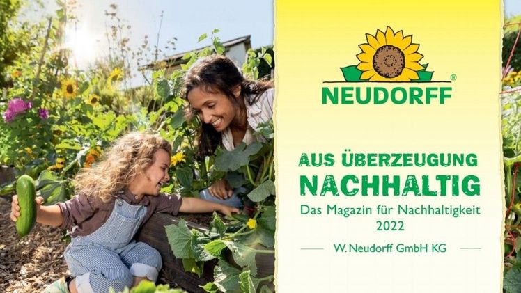 Aktueller Nachhaltigkeitsbericht von Neudorff. Bild: Neudorff.