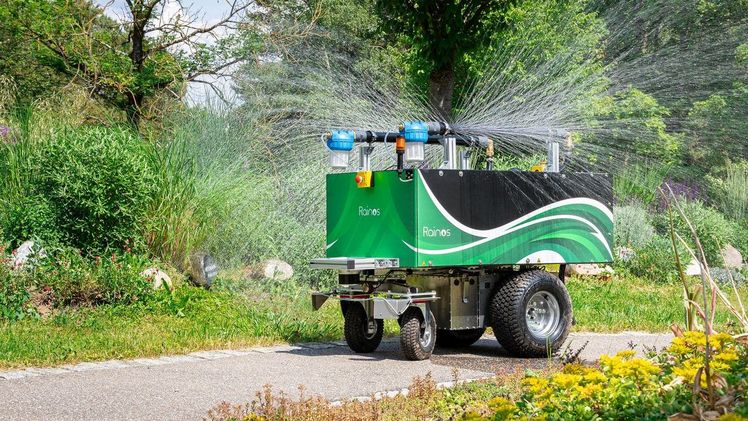 RAINOS - Der Bewässerungsroboter. Bild: INNOK Robotics GmbH.