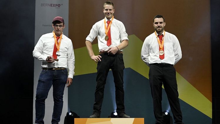 Pascal Rohrer ist erster Schweizermeister im Obstbau. Bild: © SwissSkills / Michael Zanghellini.