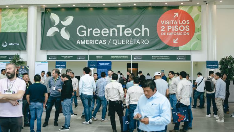 Messeeingang der GreenTech Americas. Bild: GreenTech Americas, © sergio diaz.
