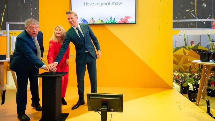 Harm Maters AVAG - Mariska Dreschler Director GreenTech - Jan Huitema member of European Parliament. Bild: GreenTech.