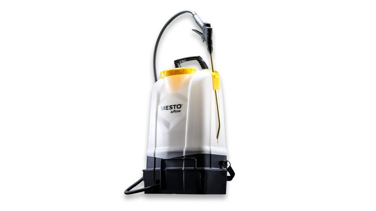 Die Mesto Akku-Rükenspritze. Bild: MESTO® Spritzenfabrik Ernst Stockburger GmbH.