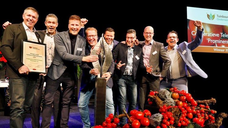 Die genossenschaftliche Prominent Group hat der Tuinbouw Ondernemersprijs 2020 gewonnen. Bild: Tuinbouw Ondernemersprijs. 