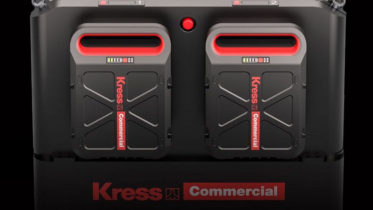 KRESS revolutioniert professionelle Akkusysteme. Bild: KRESS.