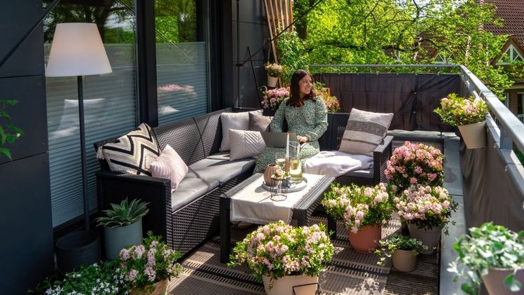 Eine grüne Oase auf dem Balkon dank Bloombux®. Bild: Bloombux®.