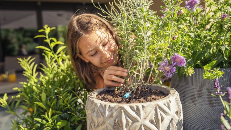 Bewusstsein für den sorgsamen Umgang mit der Ressource Wasser. Bild: GARDENA.