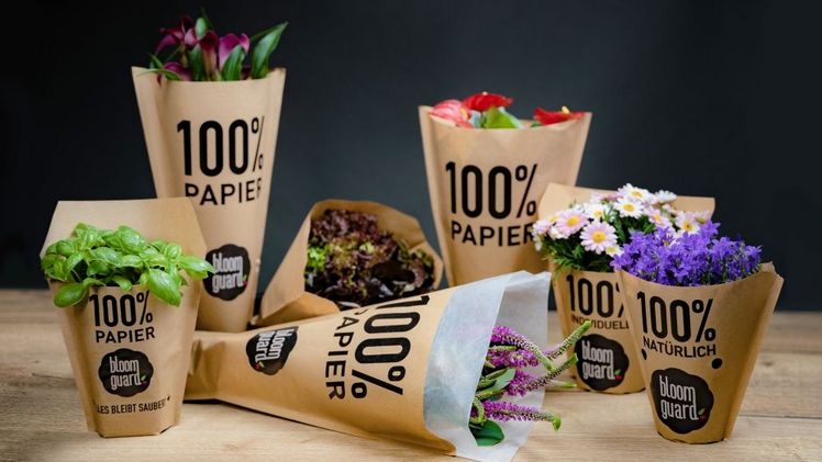 Innovative bloom guard Varianten am Stand von WEBEN auf der IPM. Bild: WEBER Verpackungen.