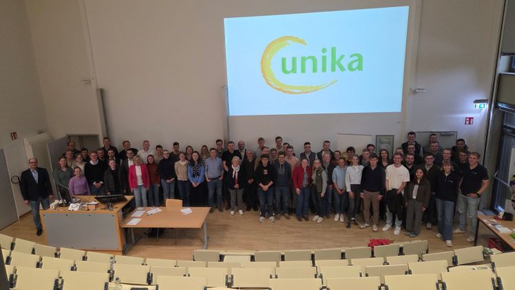 Teilnehmende des Studienmoduls „Kartoffelproduktion“ beim zweitägigen Blockseminar Anfang Mai 2026 an der Universität Göttingen. Bild: UNIKA e.V.