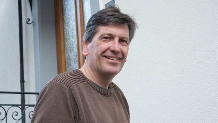 Lukas Müller beim Treffen in Zürich. Er arbeitet an der Cornell University in New York. Bild: LID (ep).