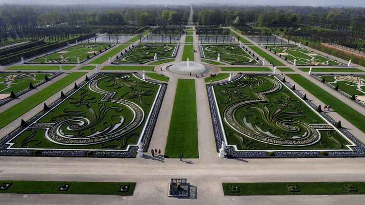Parterre von oben. Bild: Herrenhäuser Gärten der Landeshauptstadt Hannover