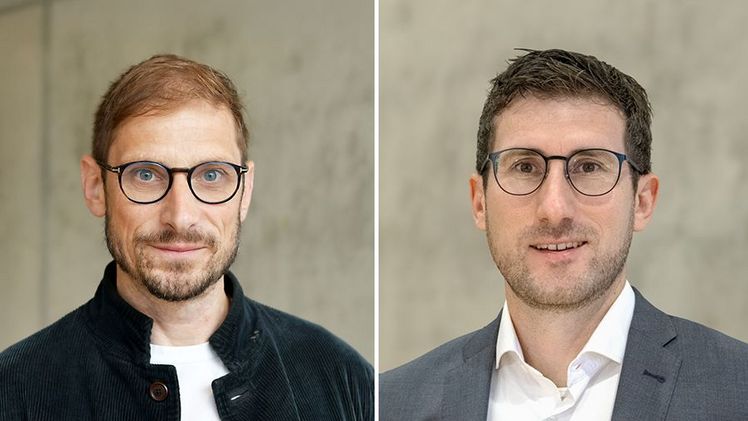 Michael Brunner und Heinz Hoffmann. Bild: Einhell.