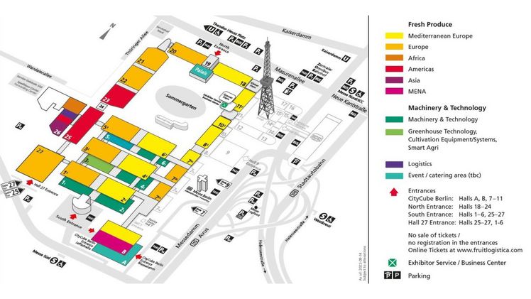 Eintrittskarten für die FRUIT LOGISTICA können ausschließlich im Vorverkauf über den offiziellen Ticketshop erworben werden. Bild: FRUIT LOGISTICA.