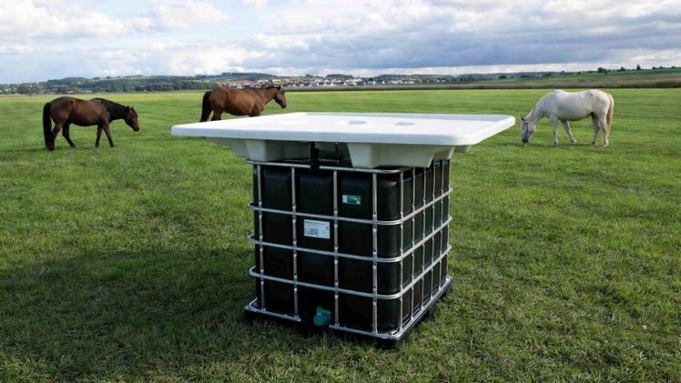 Autarke Regenwassernutzung mit Pluvara-Regensammler. Bild: Pluvara.