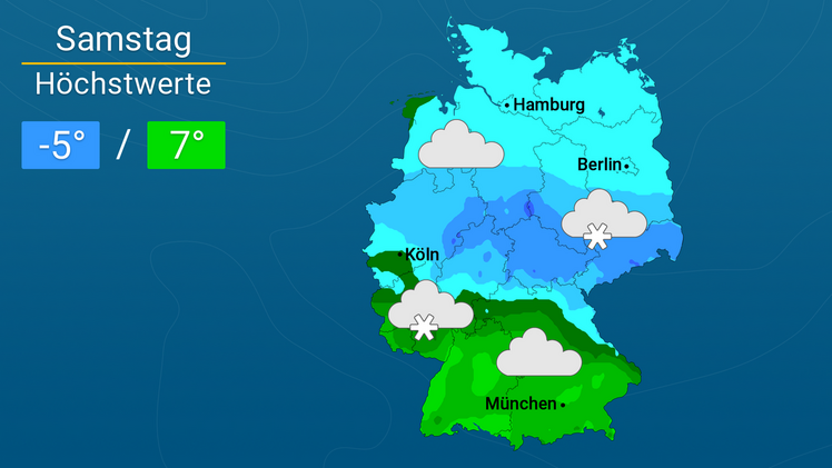 Wettervorschau (Screenshot 60-Sekunden-Wetter). Quelle: WetterOnline.