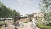 Für die Floriade haben die Architekten nach dem Vorbild belgischer Gärten ein architektonisches, geometrisches und natürliches Projekt mit zahlreichen Bezügen zum Dreieck entworfen. Bild: NG-Lab.