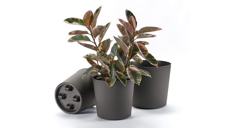 FYRE - Übertopf mit Rollen. Bild: EURO3PLAST S.p.A.