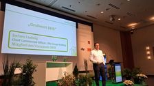 Jochen Ludwig, Chief Commercial Officer, Obi Group Holding und Mitglied des Vorstands BHB auf dem 11. GardenSummit in Köln. Bild: GABOT.