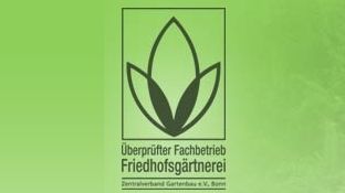 Zwei Darmstädter Friedhofsgärtnereien als "Überprüfter Fachbetrieb" bestätigt. 