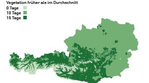 Vegetationsverlauf Österreich. Quelle: Österreichische Hagelversicherung.