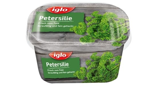 iglo Deutschland ruft vorsorglich das Produkt„iglo Petersilie“zurück und warnt vor dem Verzehr der relevanten Charge. Bild: iglo.