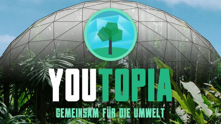 Fünf Tage, Top YouTube-Creator*innen und eine riesige Kuppel: das ist „YouTopia: Gemeinsam für die Umwelt“. Als Partner unterstützt toom das bislang größte Charity Live-Event zum Klimawandel. Bild: toom, YouTopia.