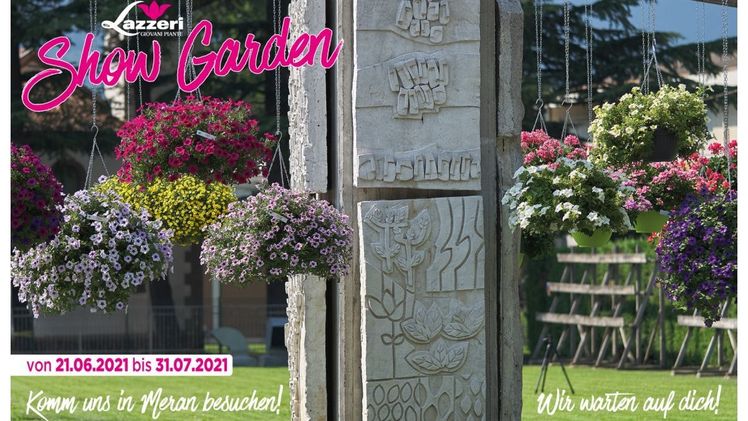 Die Lazzeri Show Garden in Meran sind vom 21.06.2021 - 31.07.2021 geöffnet. Bild: Lazzeri.