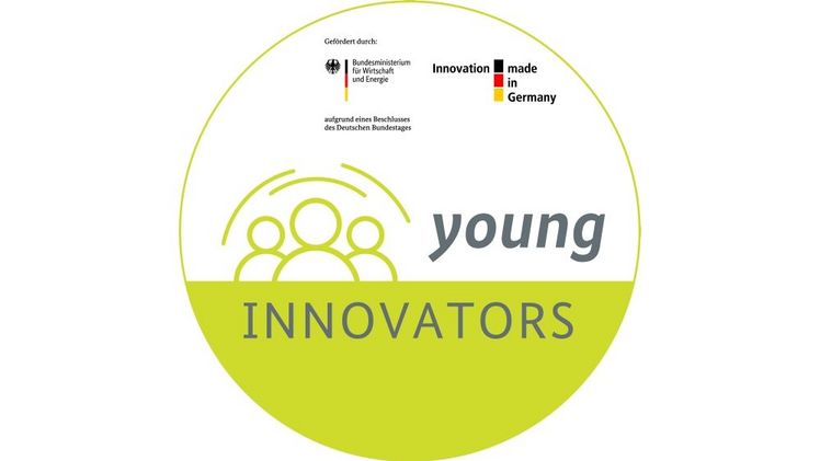 Das Messeprogramm „Young Innovators“ des Bundesministeriums für Wirtschaft und Energie richtet sich an rechtlich selbstständige Unternehmen mit Sitz und Geschäftsbetrieb in Deutschland. GRafik: BMWE.