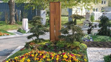 Impressionen vom gärtnerischen Wettbewerb „Grabgestaltung und Denkmal“. Bild: DBG. 