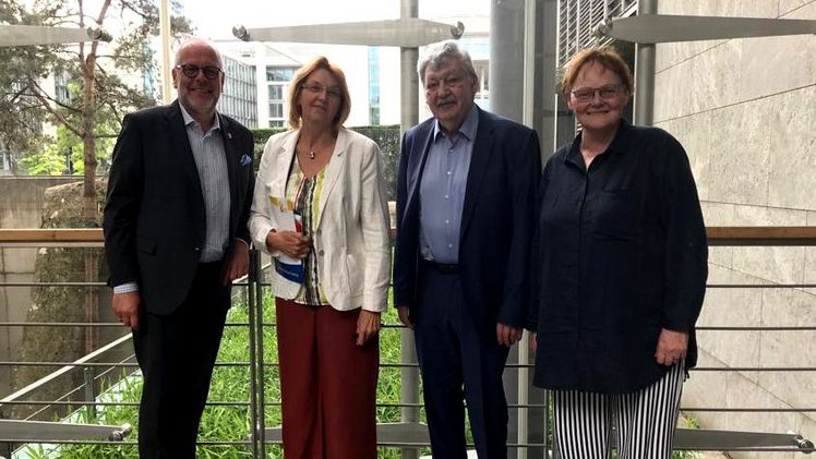 Der FDF im Gespräch mit Susanne Mittag. Bild: FDF.