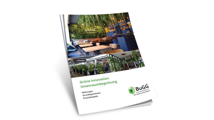 Neu erschienen: "Grüne Innovation Innenraumbegrünung". Bild: Bundesverband Gebäudegrün.
