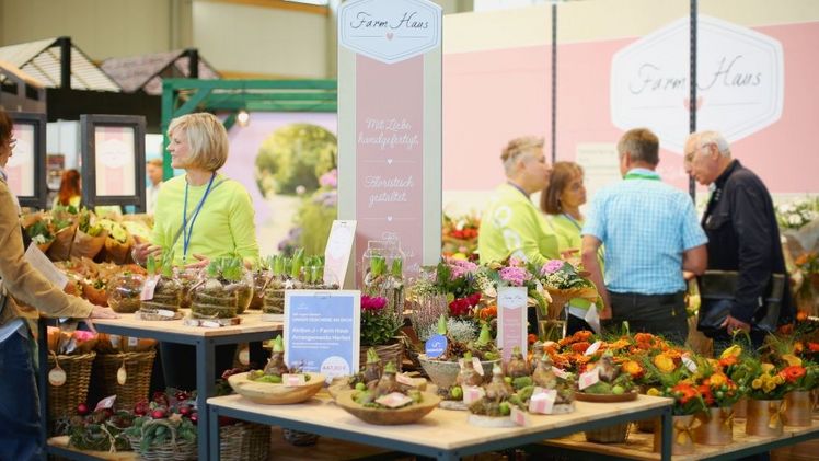 SAGAFLOR präsentierte mit den Neuheiten der Marke Farm Haus ein Sortiment, das Kreativität mit Nachhaltigkeit verbindet. Bild: SAGAFLOR.