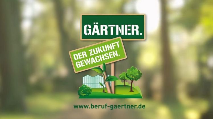 Nachwuchswerbung "Gärtner. Der Zukunft gewachsen." Bild: ZVG.