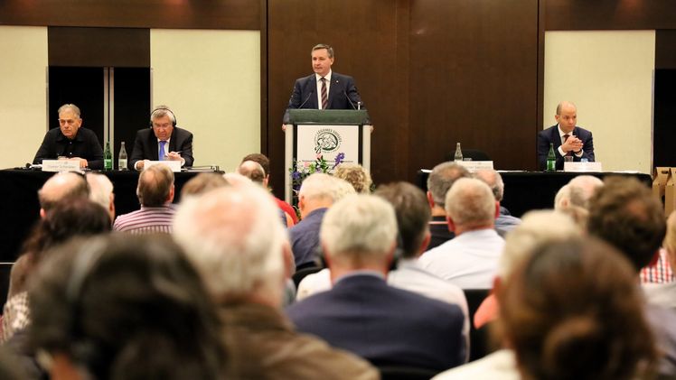 Präsident Werner Salzmann. Bild: Verband Schweizer Gemüseproduzenten.