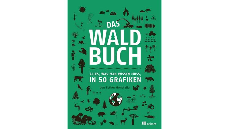 Esther Gonstalla: Das Waldbuch. Alles, was man wissen muss, in 50 Grafiken.