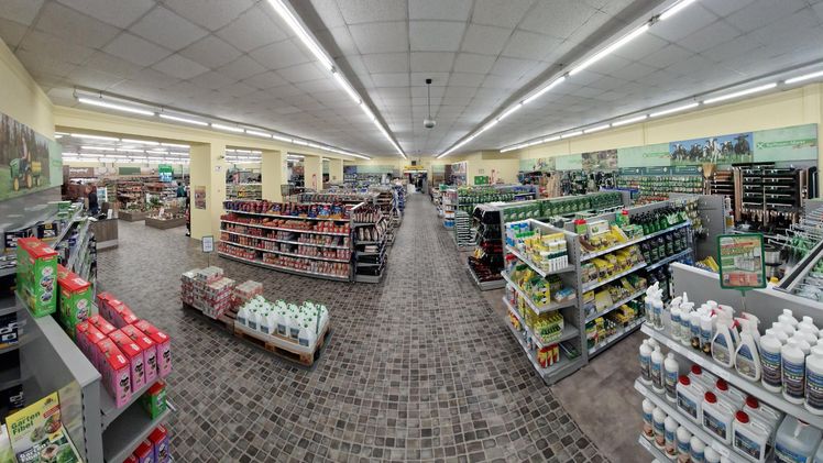 Der wiedereröffnete Raiffeisenmarkt Rees. Bild: RAN.