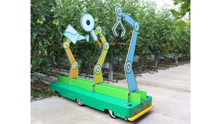 Die neu entwickelte selbstfahrende Plattform wird während der GreenTech in Amsterdam auf dem Stand 05.240 in Halle 5 zu sehen sein. Bild: Metazet FormFlex.