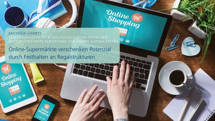Studie: Online-Supermärkte verschenken Potenzial durch Festhalten an Regalstrukturen. Bild: © Fraunhofer FIT.