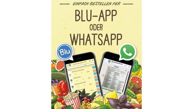 Bei Blu per App oder WhatsApp Kräuter bestellen ist ab sofort möglich. Bild: Blu Blumen. 