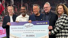 m Bild von links nach rechts: Dominik Wehner, Cacau, Armin Rehberg, Andreas Wehrle, Christine Potnar. Bild: SanLucar.