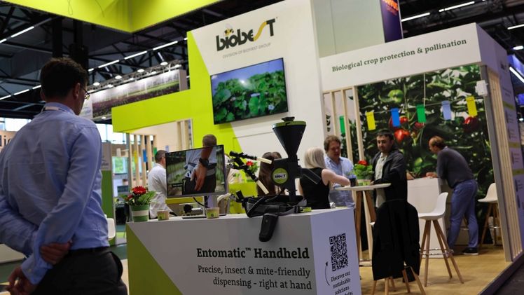 Biobest auf der GreenTech:  Stand 05.327. Bild: Biobest.