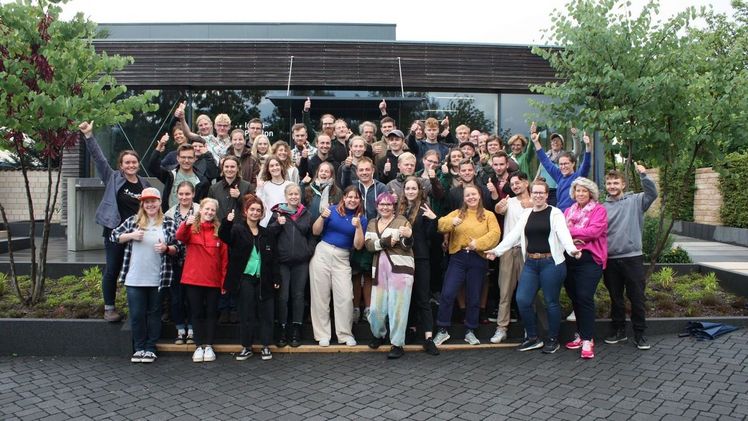 Gruppenbild der Junggärtnerwoche. Bild: AdJ/ Rinn.