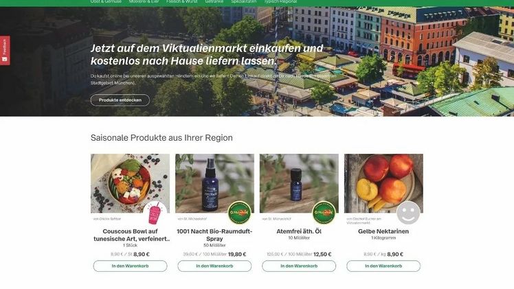 radimundi.de bietet regionale Produkte für Verbraucher vor Ort an – ab sofort auch vom Münchner Viktualienmarkt. Bild: BayWa AG.