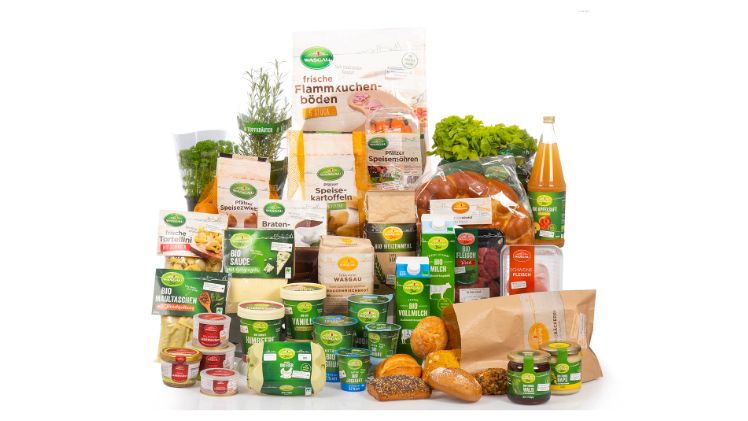 Die WASGAU Marken nach Relaunch im neuen Design. Bild: WASGAU Produktions & Handels AG.
