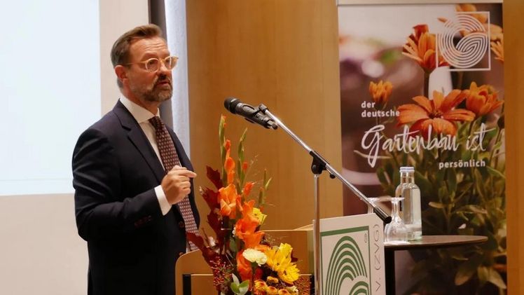 Rede des ZVG-Generalsekretärs zum Deutschen Gartenbautag. Foto: ZVG.