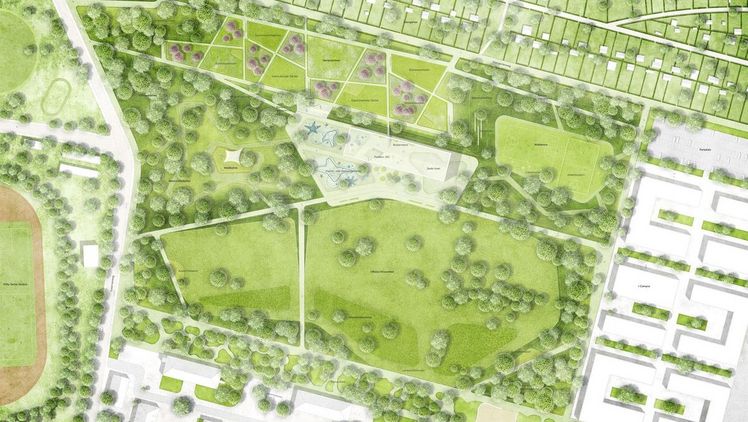 Mit ihrem Konzept gewann das Büro Planorama einstimmig den von der Stadt Schweinfurt im Januar europaweit ausgeschriebenen nichtoffenen freiraumplanerischen Realisierungswettbewerb. Bild: Planorama.